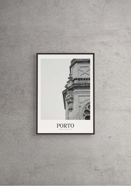 Clérigos Tower - Classic Framed Architecture Print