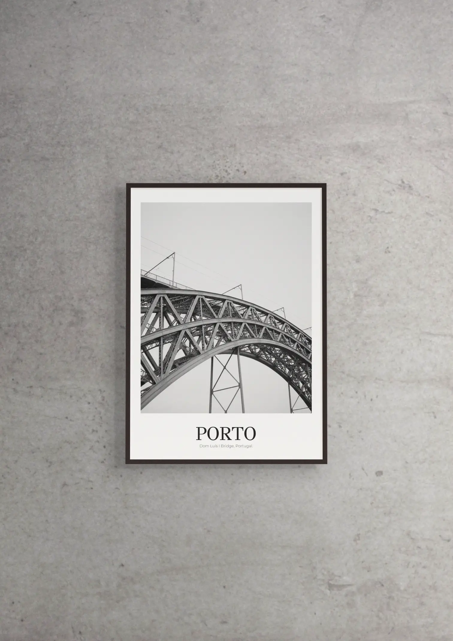 Dom Luís I Bridge - Classic Framed Architecture Print
