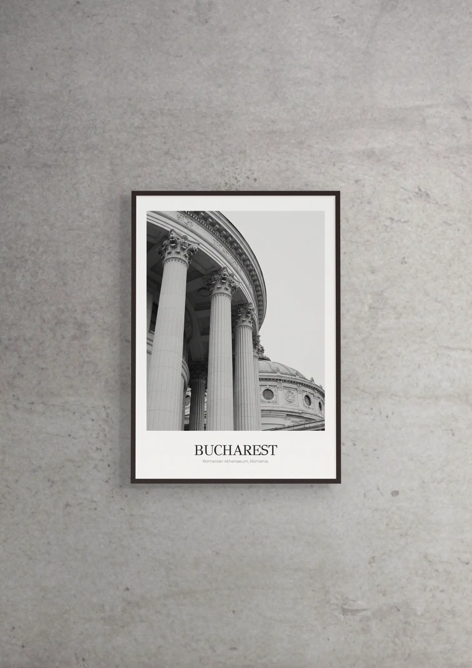Romanian Athenaeum - Classic Framed Architecture Print