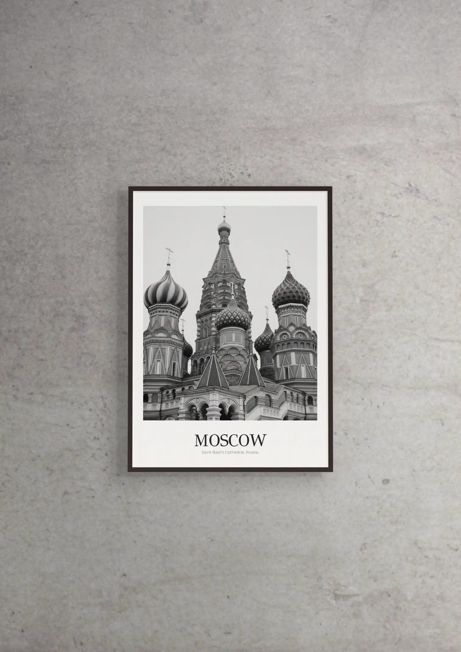 Saint Basil's Cathedral - Classic Framed Architecture Print