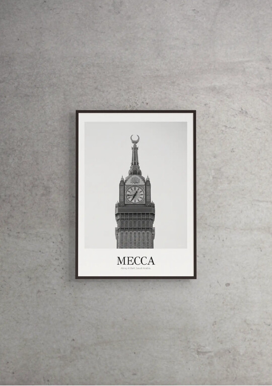 Abraj Al Bait - Classic Framed Architecture Print