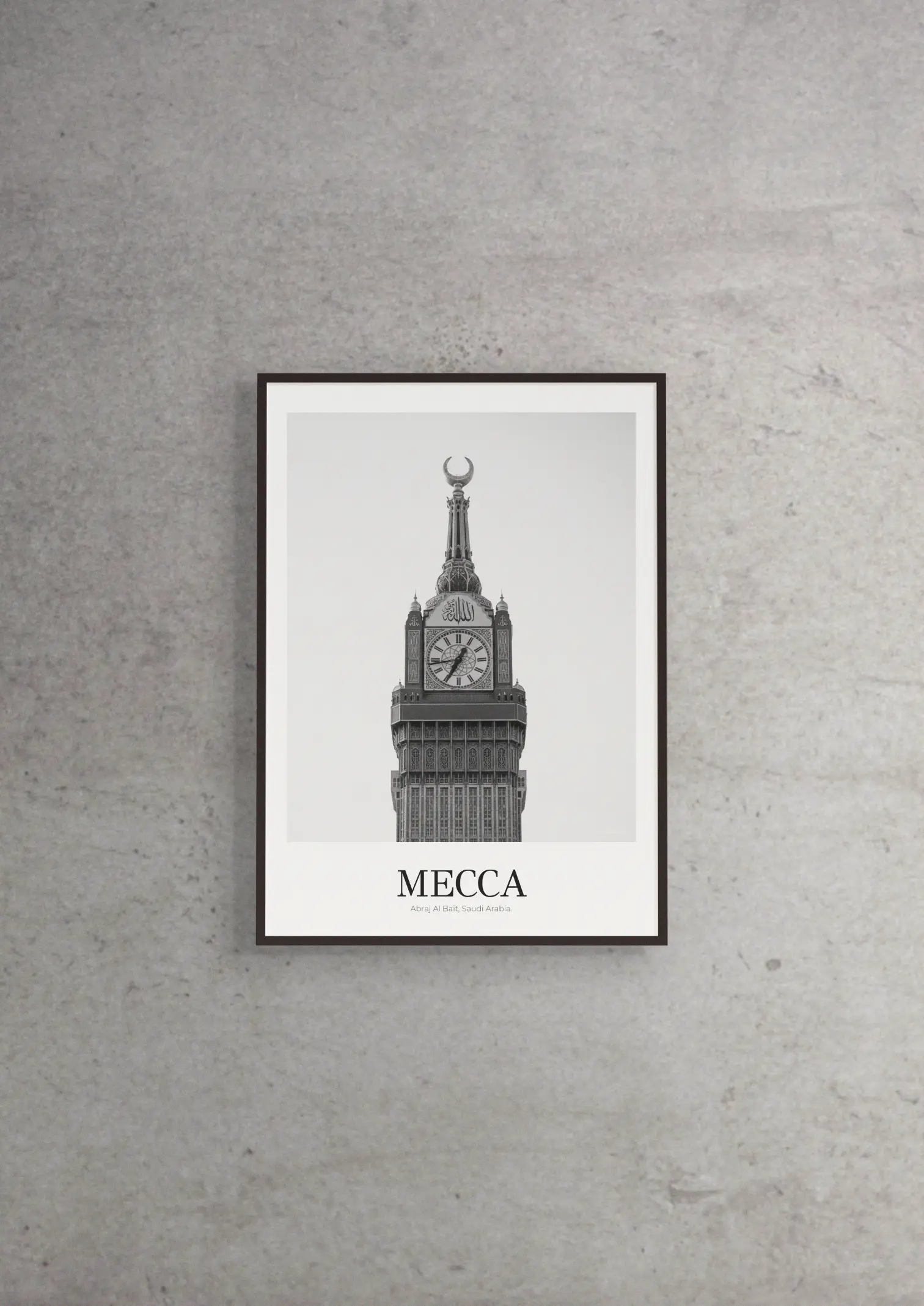 Abraj Al Bait - Classic Framed Architecture Print