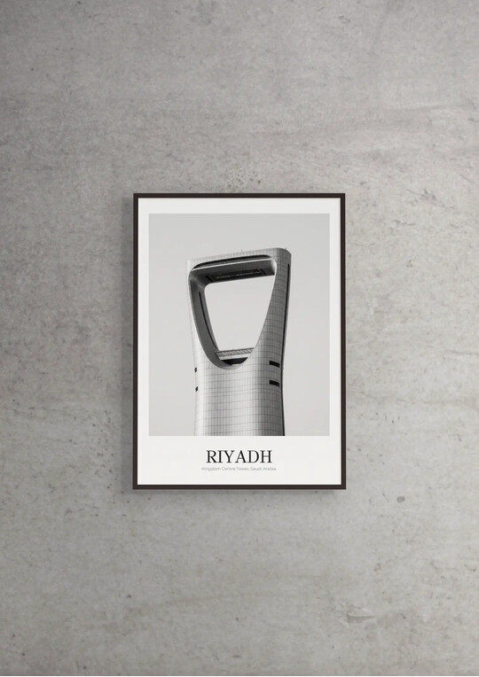 Kingdom Centre Tower - Classic Framed Architecture Print