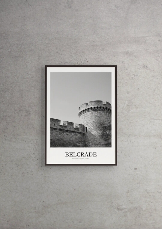 Belgrade Fortress - Classic Framed Architecture Print