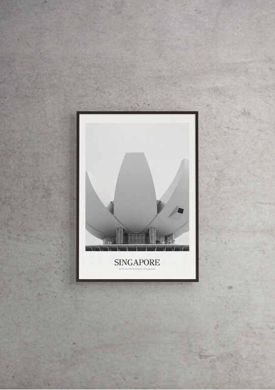 ArtScience Museum - Classic Framed Architecture Print