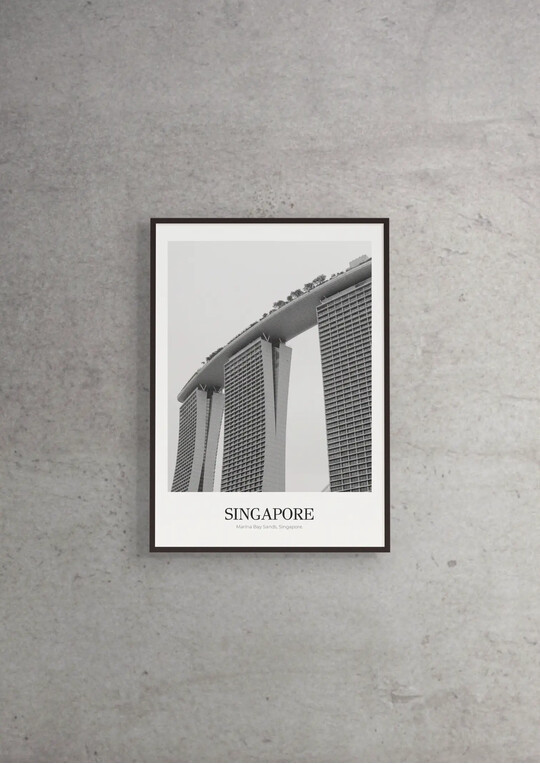 Marina Bay Sands - Classic Framed Architecture Print