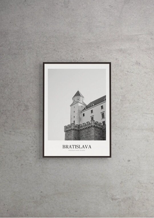 Bratislava Castle - Classic Framed Architecture Print