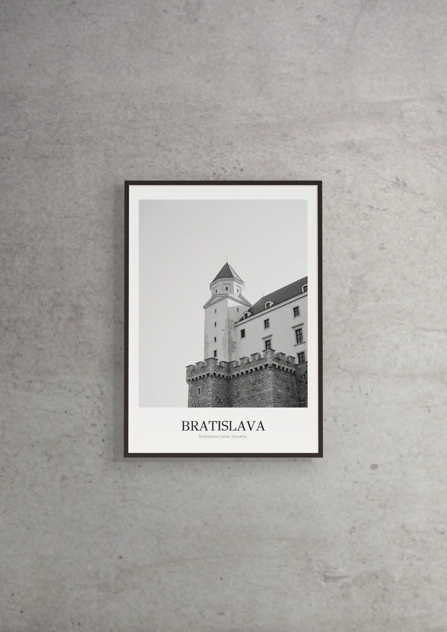 Bratislava Castle - Classic Framed Architecture Print