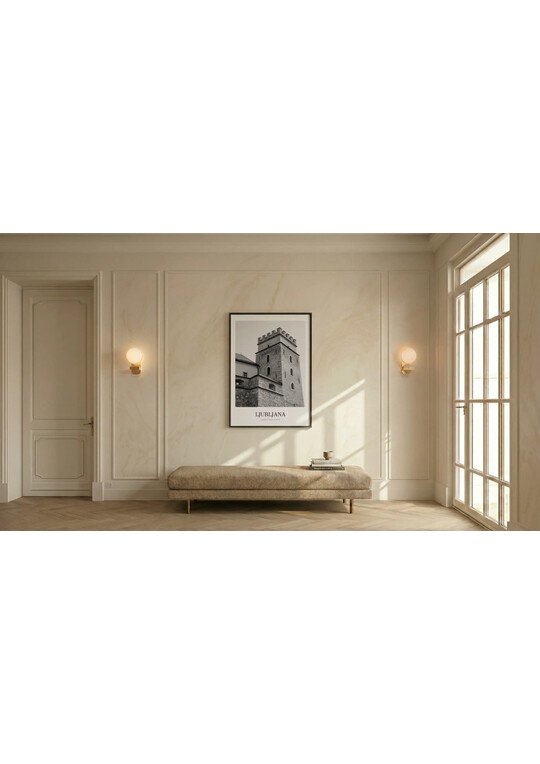 Ljubljana Castle - Classic Framed Architecture Print