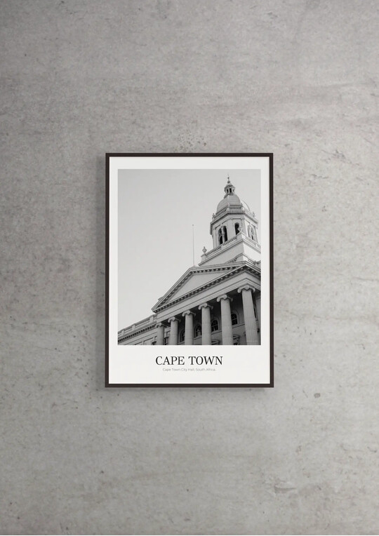Cape Town City Hall - Classic Framed Architecture Print