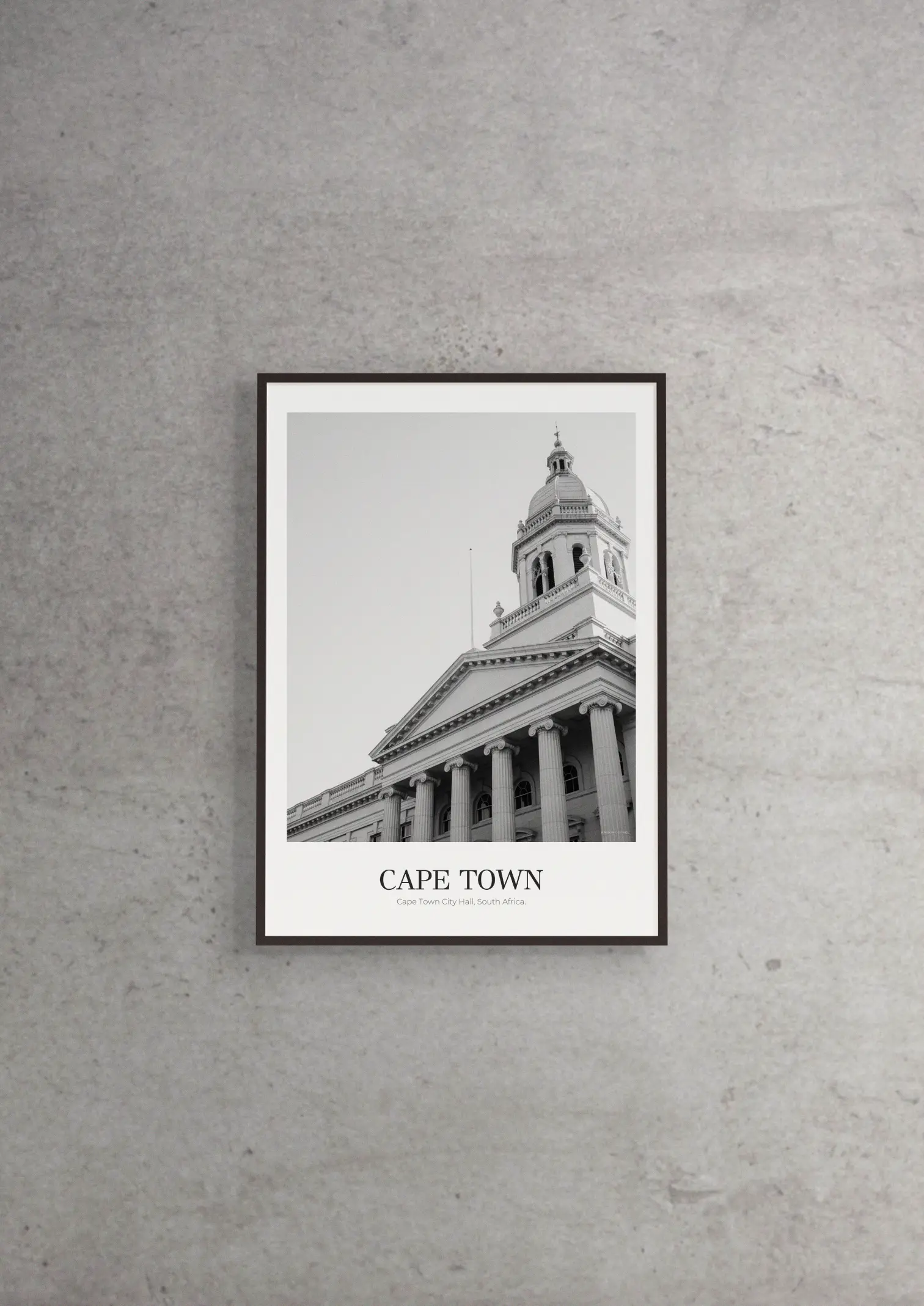 Cape Town City Hall - Classic Framed Architecture Print