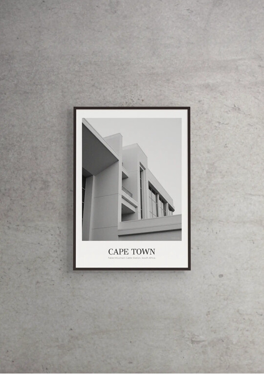 Table Mountain Cable Station - Classic Framed Architecture Print