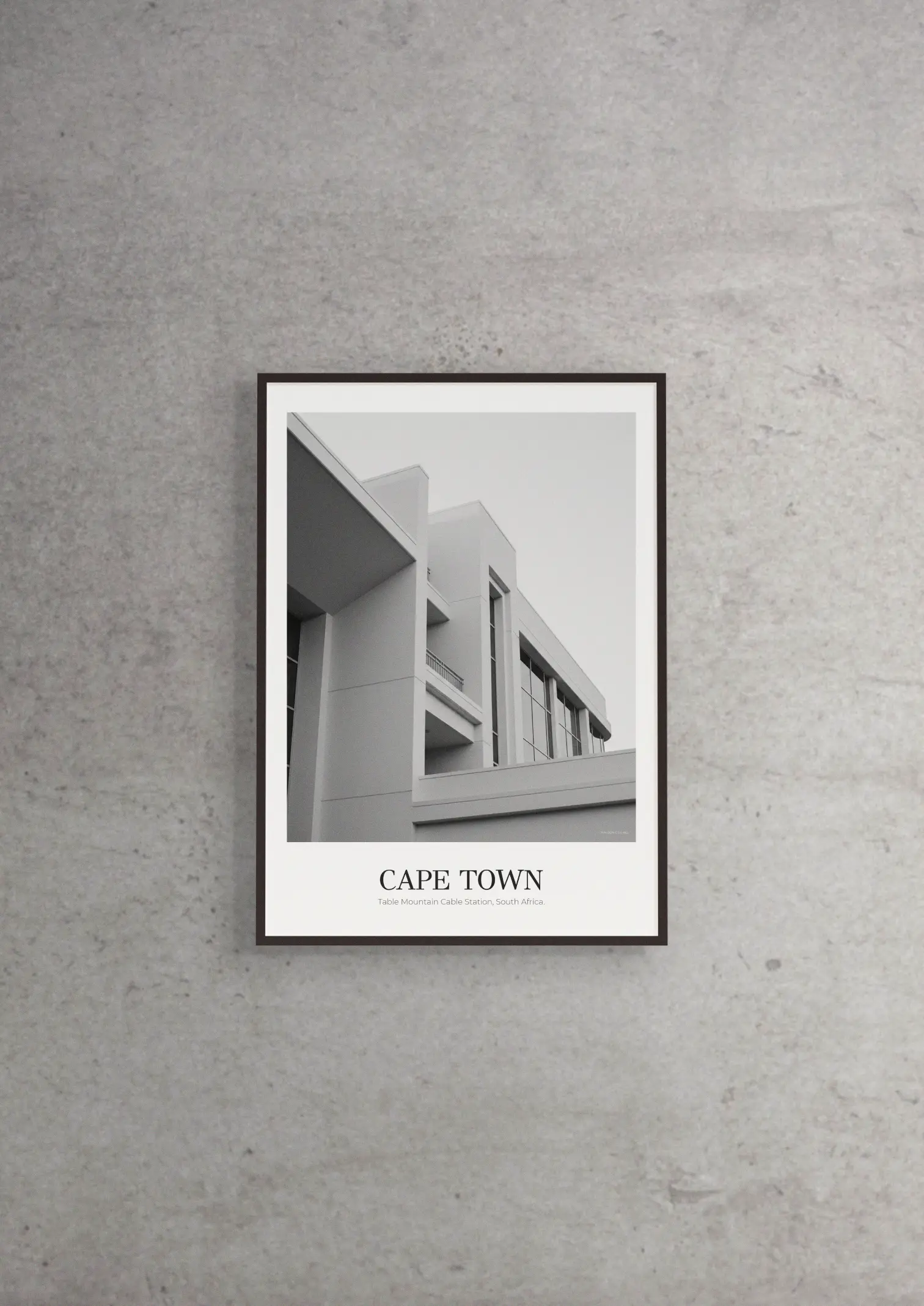 Table Mountain Cable Station - Classic Framed Architecture Print