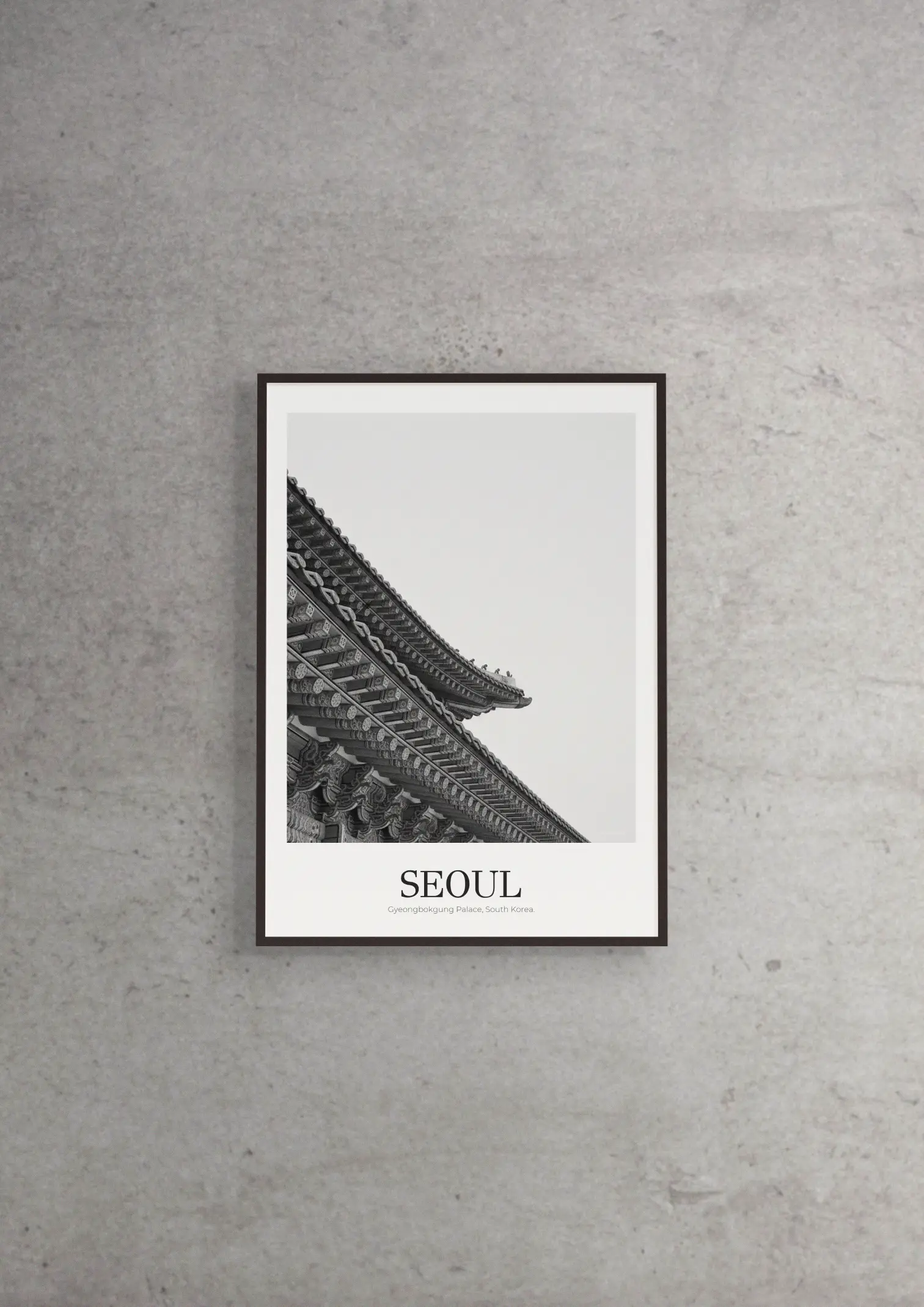 Gyeongbokgung Palace - Classic Framed Architecture Print
