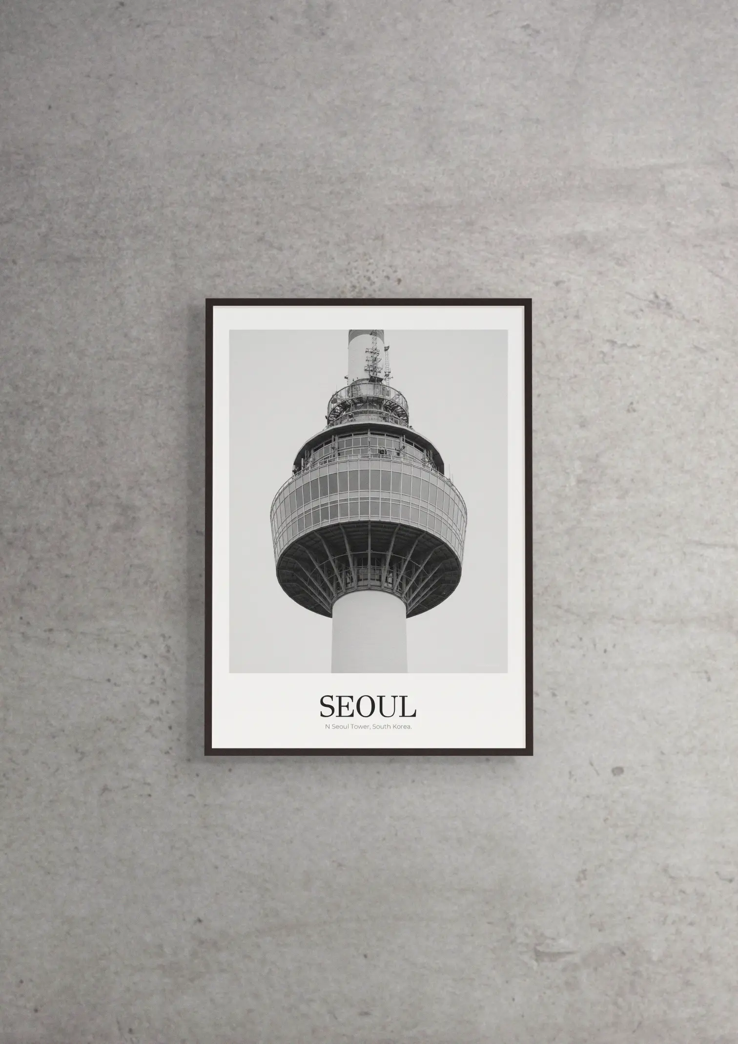 N Seoul Tower - Classic Framed Architecture Print