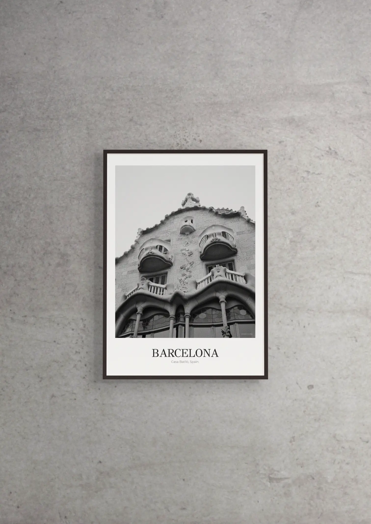 Casa Batlló - Classic Framed Architecture Print