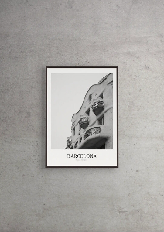 Casa Milà - Classic Framed Architecture Print