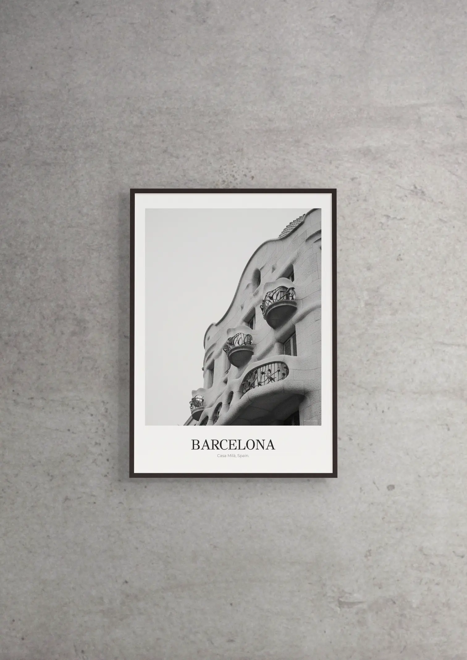 Casa Milà - Classic Framed Architecture Print