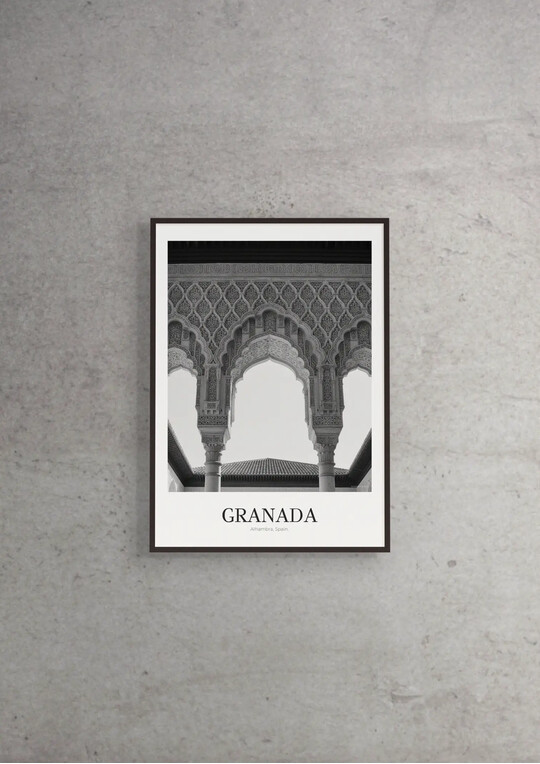 Alhambra - Classic Framed Architecture Print