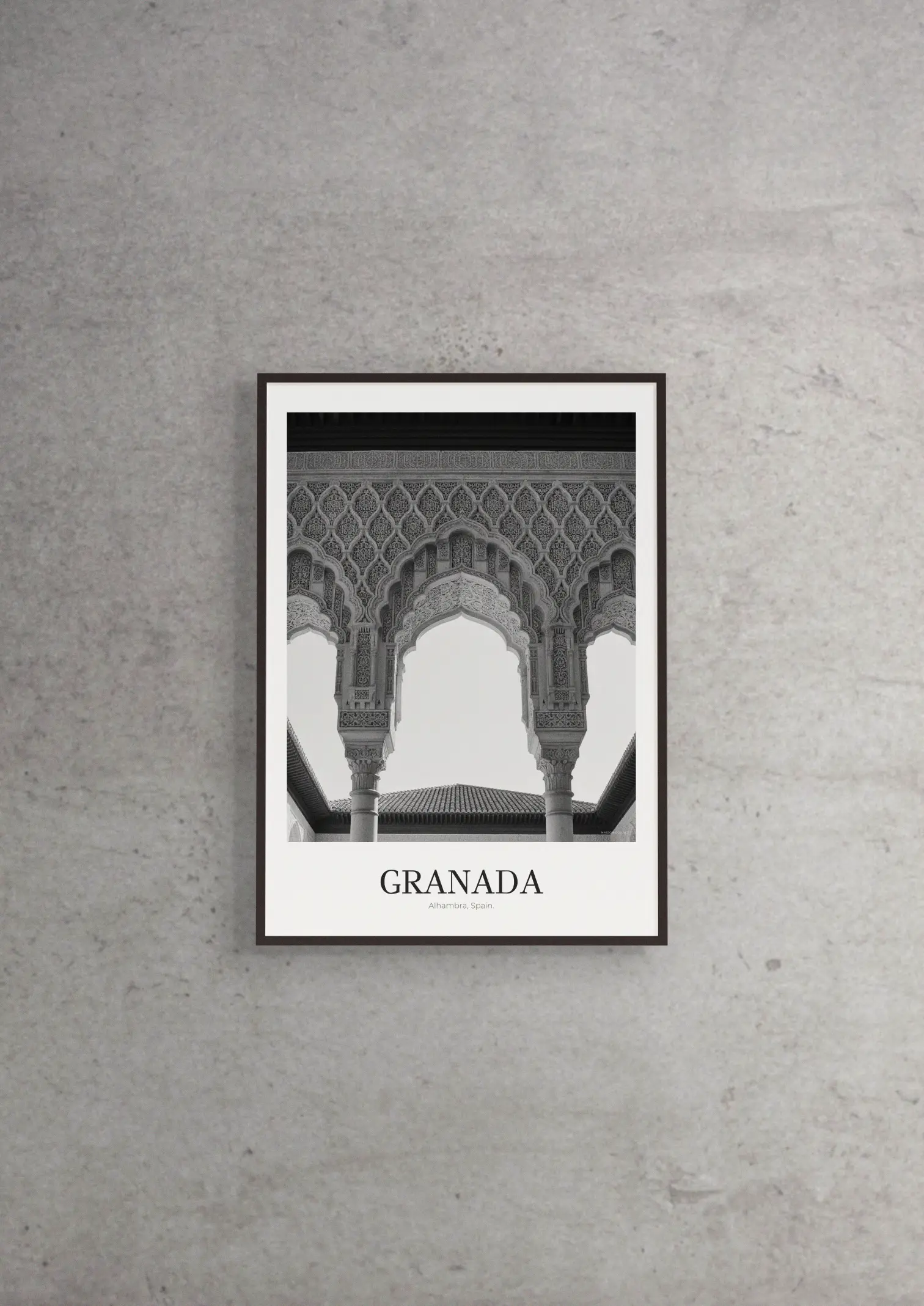 Alhambra - Classic Framed Architecture Print