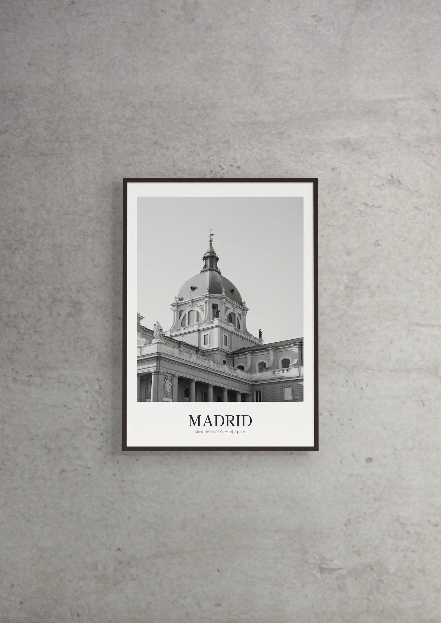 Almudena Cathedral - Classic Framed Architecture Print