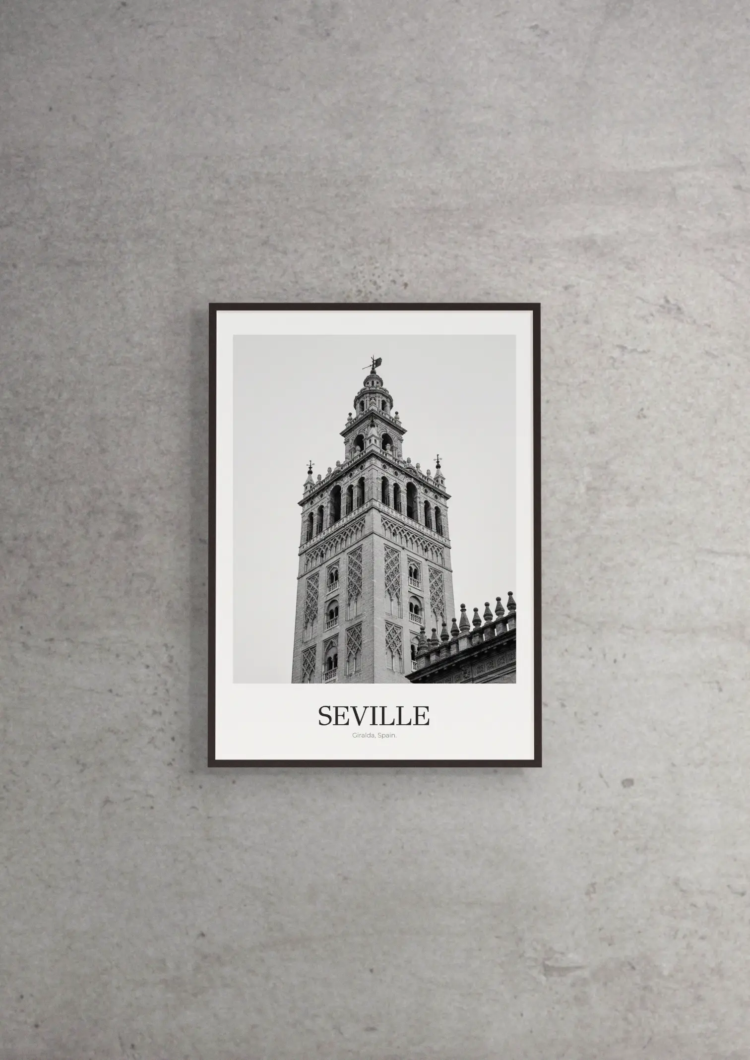 Giralda - Classic Framed Architecture Print