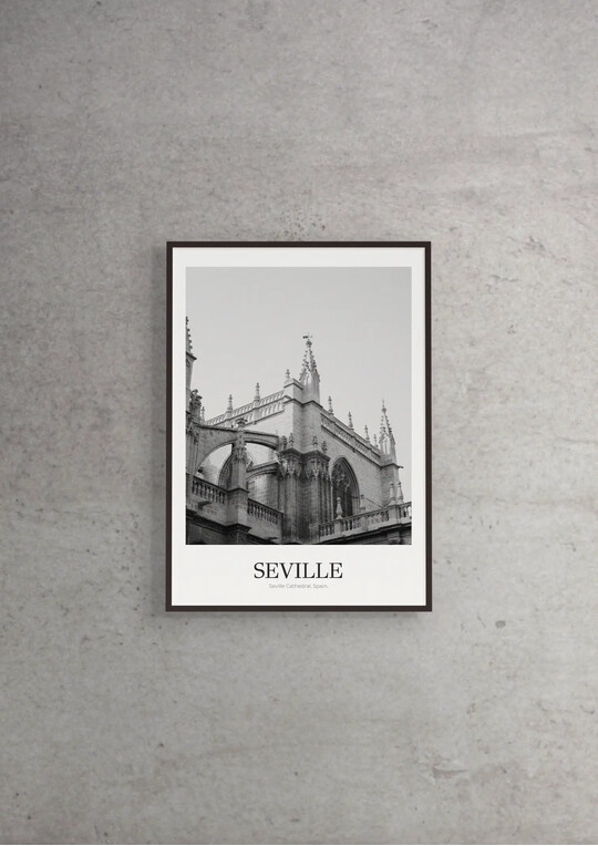 Seville Cathedral - Classic Framed Architecture Print