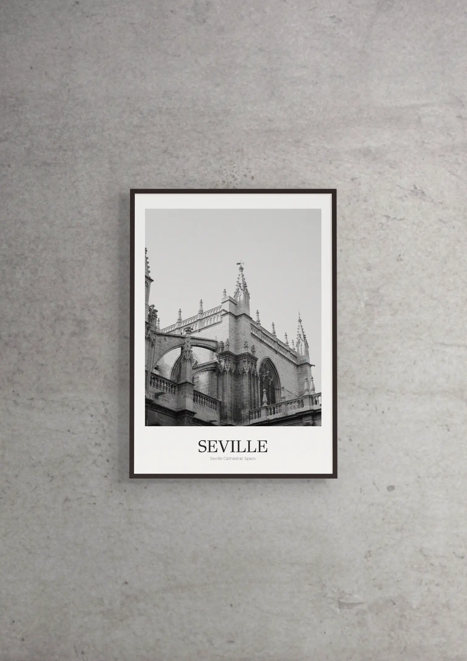 Seville Cathedral - Classic Framed Architecture Print