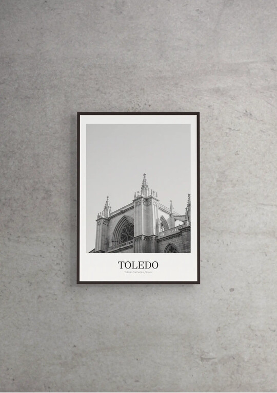 Toledo Cathedral - Classic Framed Architecture Print