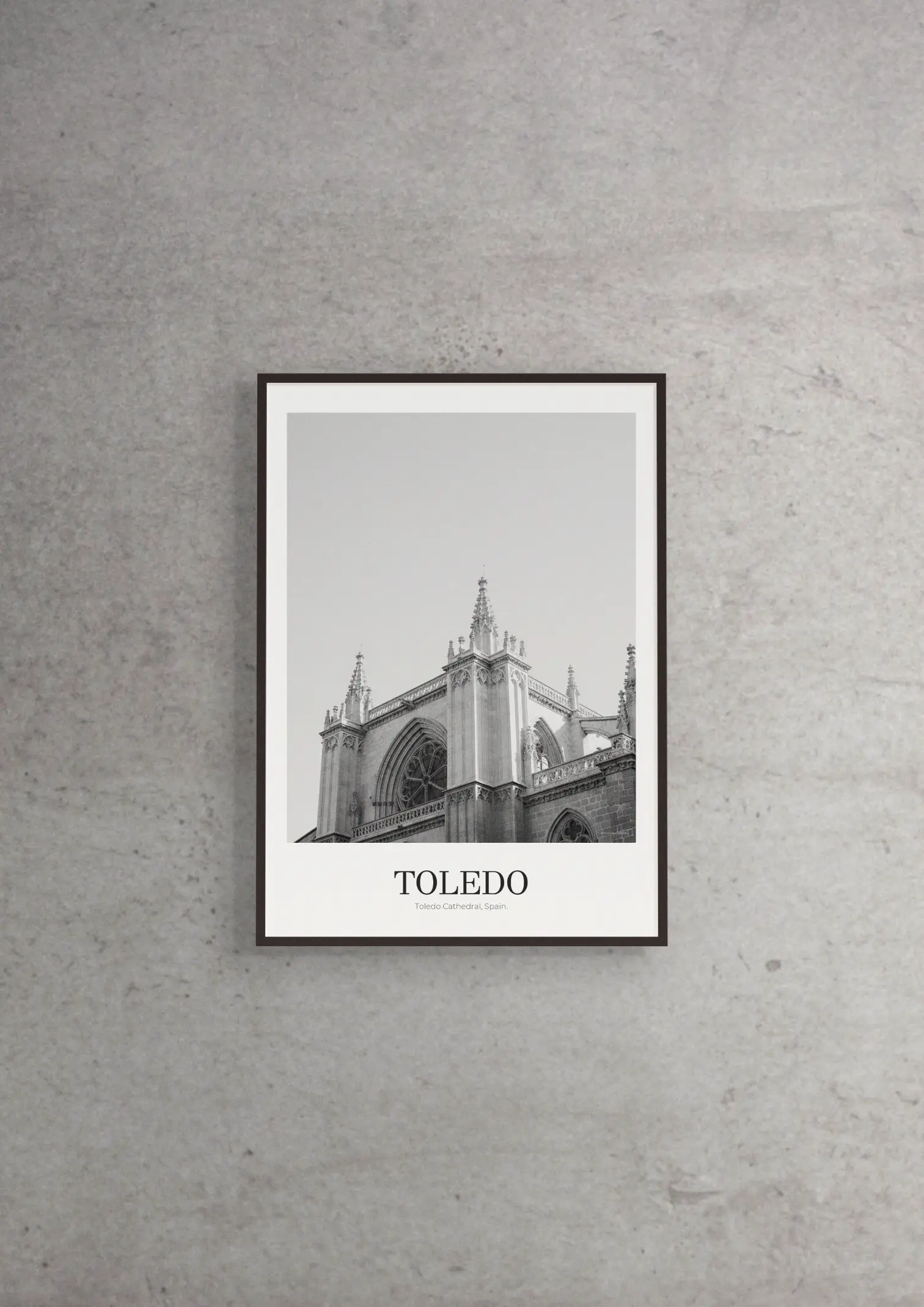 Toledo Cathedral - Classic Framed Architecture Print