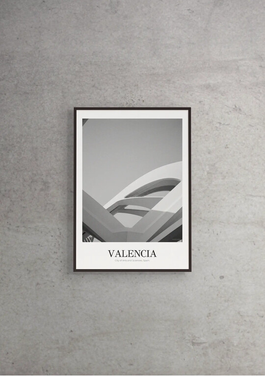 City of Arts and Sciences - Classic Framed Architecture Print