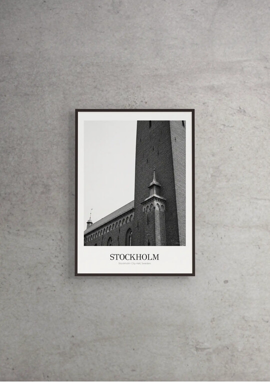 Stockholm City Hall - Classic Framed Architecture Print