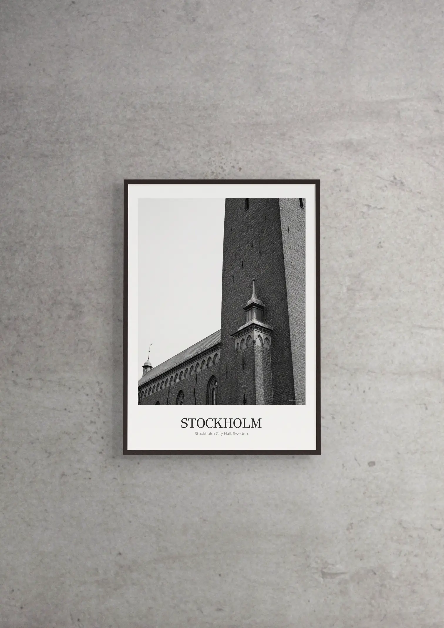 Stockholm City Hall - Classic Framed Architecture Print