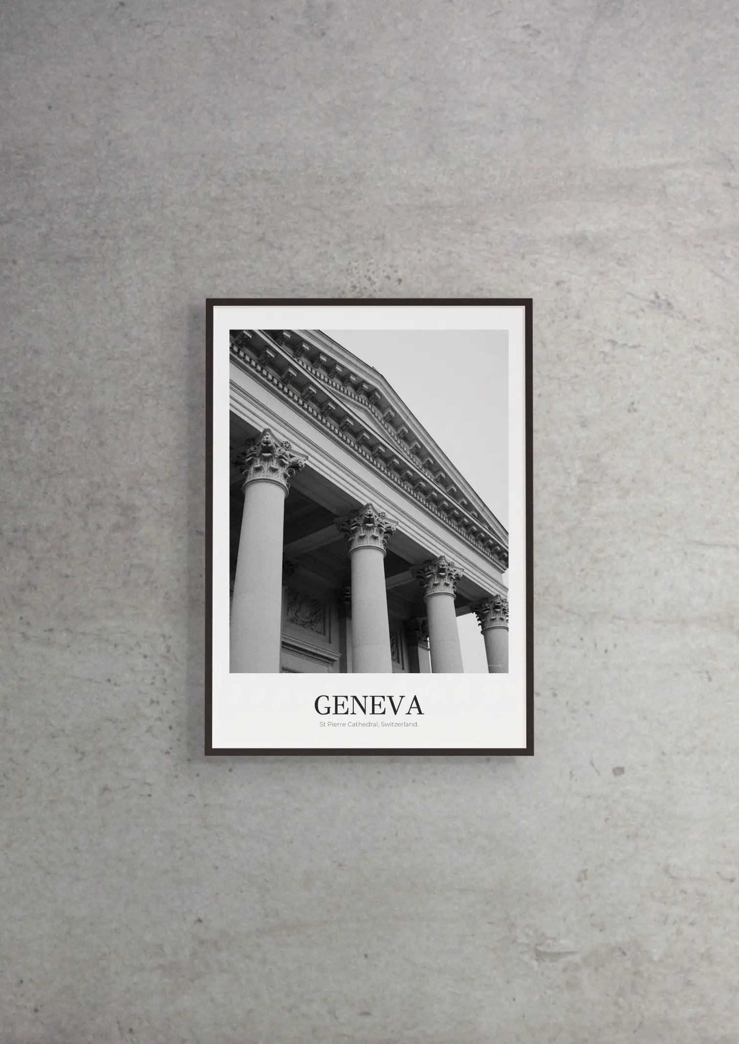 St Pierre Cathedral - Classic Framed Architecture Print