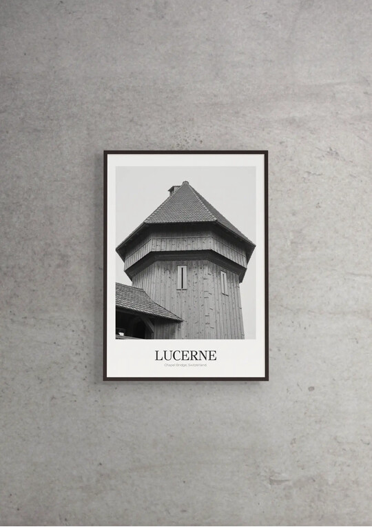 Chapel Bridge - Classic Framed Architecture Print