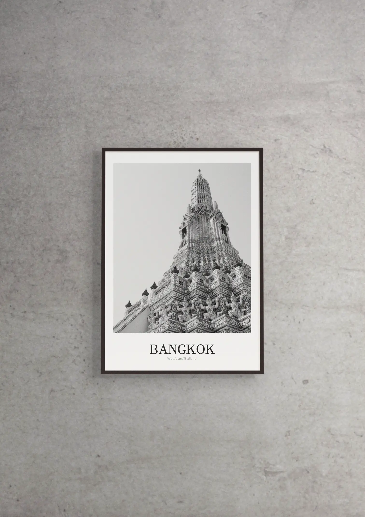 Wat Arun - Classic Framed Architecture Print