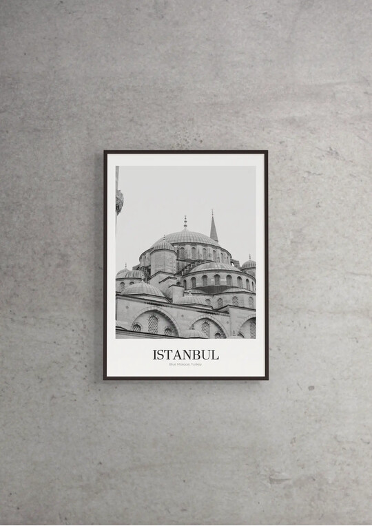 Blue Mosque - Classic Framed Architecture Print