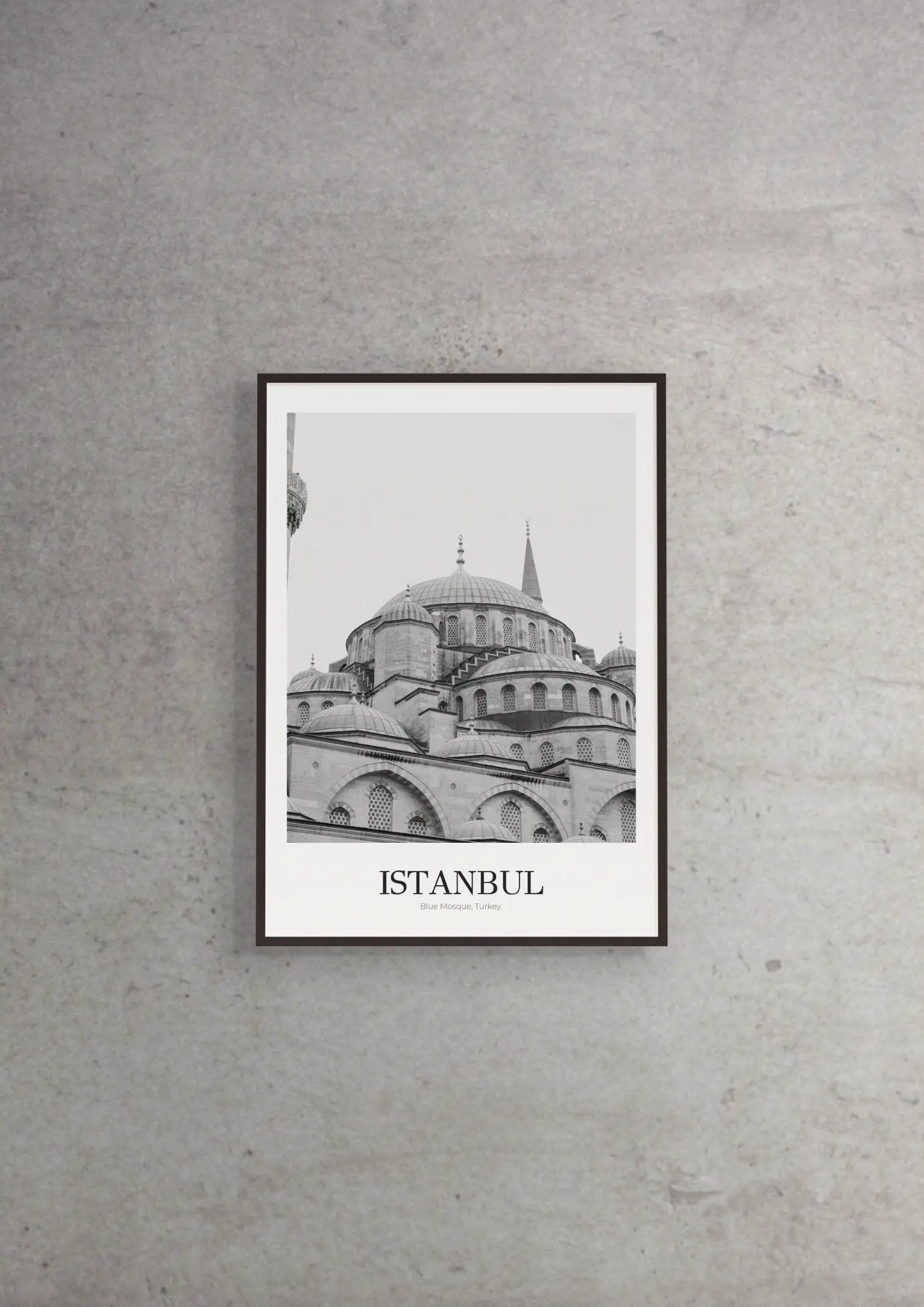 Blue Mosque - Classic Framed Architecture Print