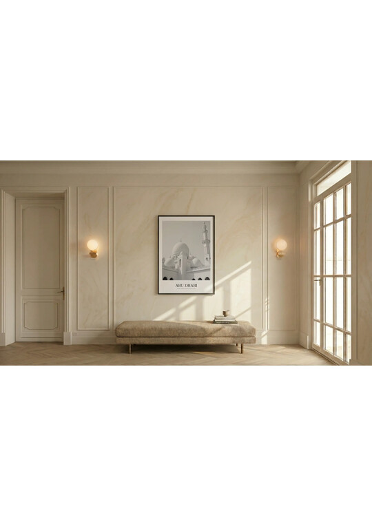 Sheikh Zayed Grand Mosque - Classic Framed Architecture Print