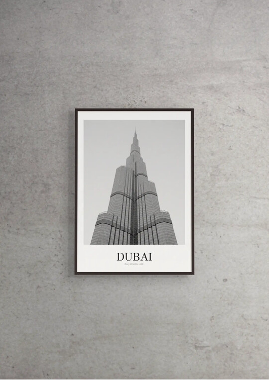 Burj Khalifa - Classic Framed Architecture Print