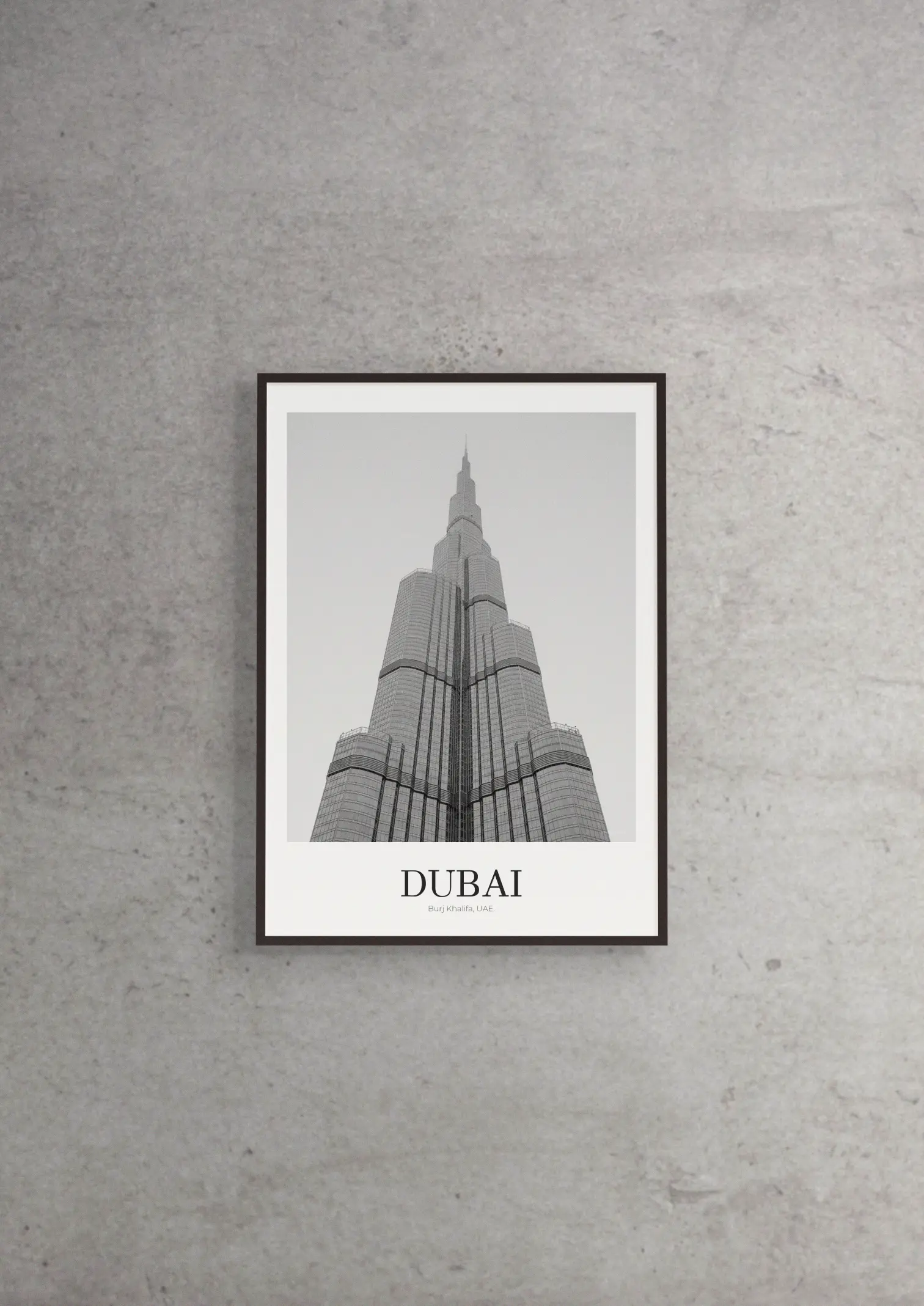 Burj Khalifa - Classic Framed Architecture Print
