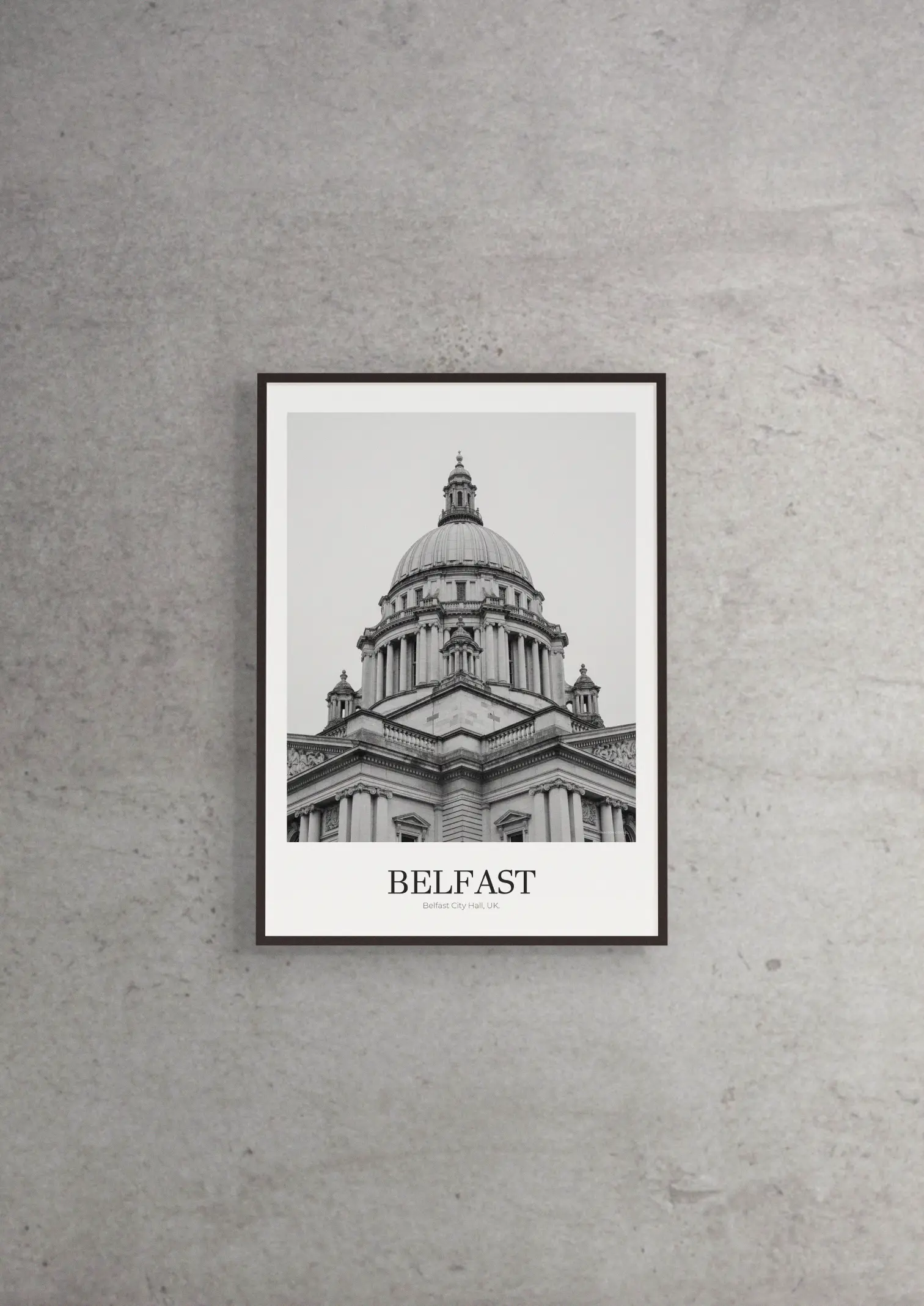 Belfast City Hall - Classic Framed Architecture Print