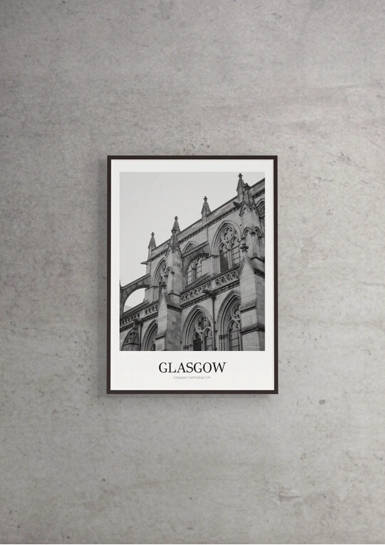 Glasgow Cathedral - Classic Framed Architecture Print