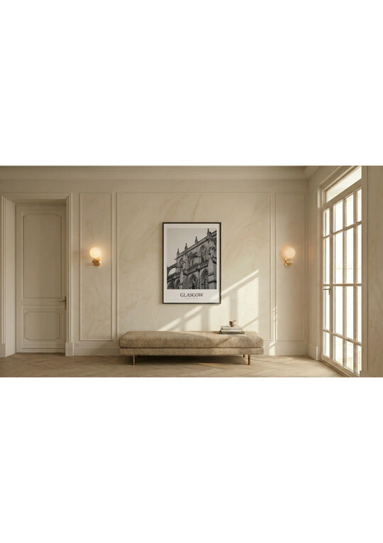 Glasgow Cathedral - Classic Framed Architecture Print