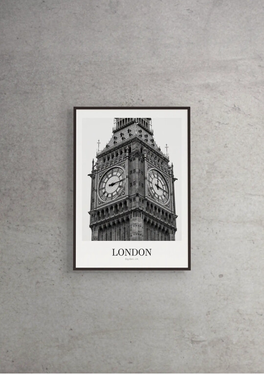 Big Ben - Classic Framed Architecture Print