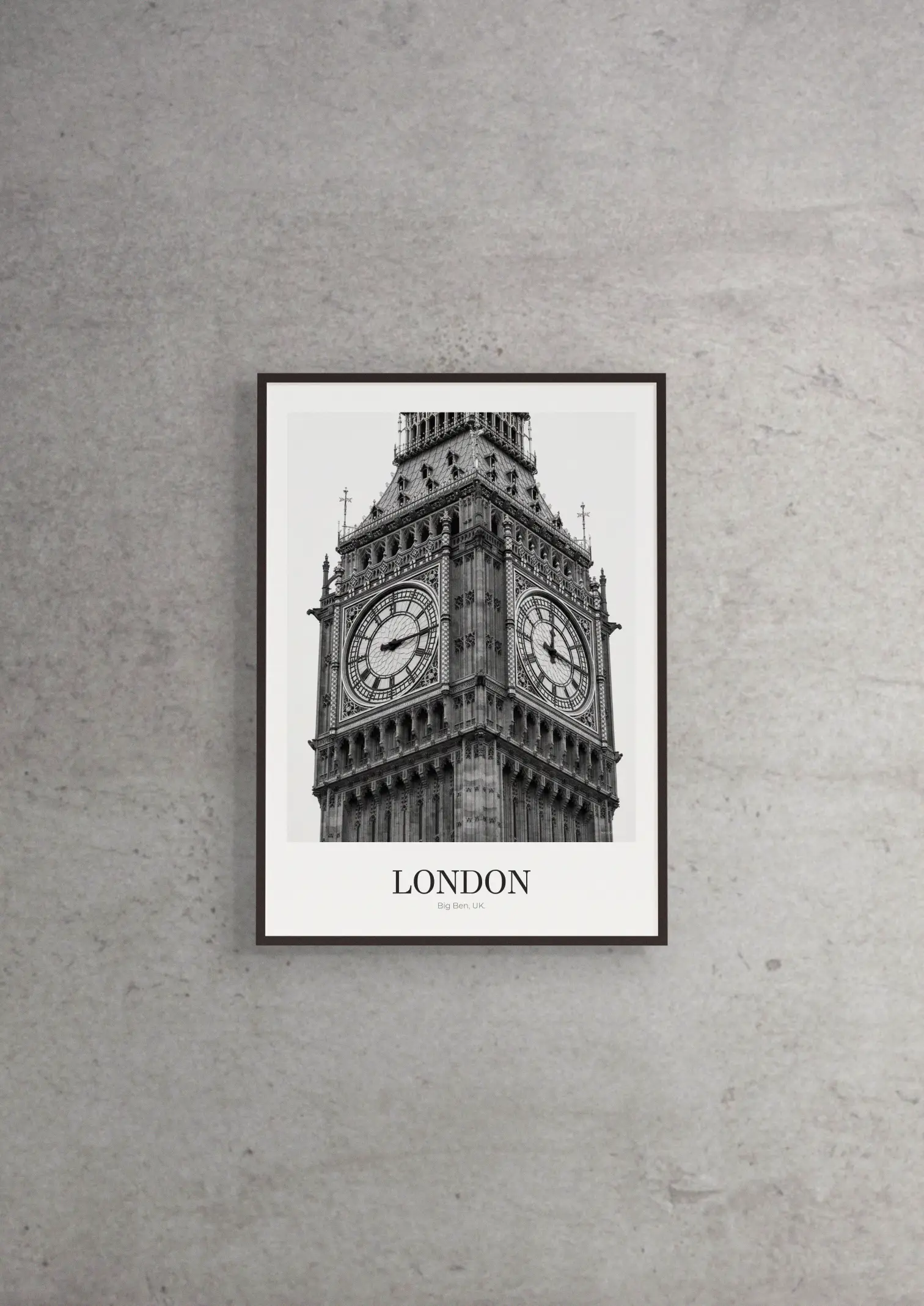 Big Ben - Classic Framed Architecture Print