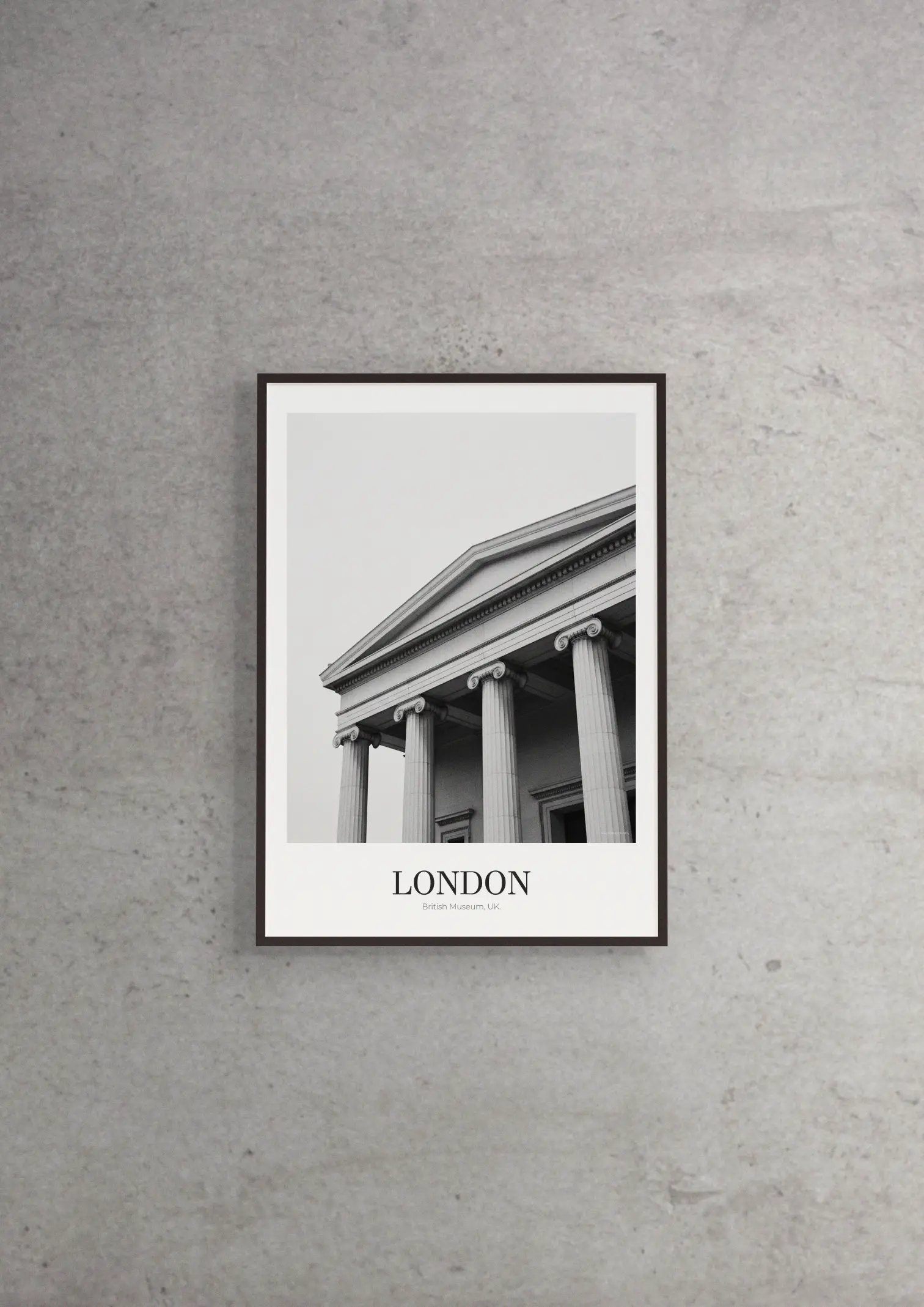 British Museum - Classic Framed Architecture Print