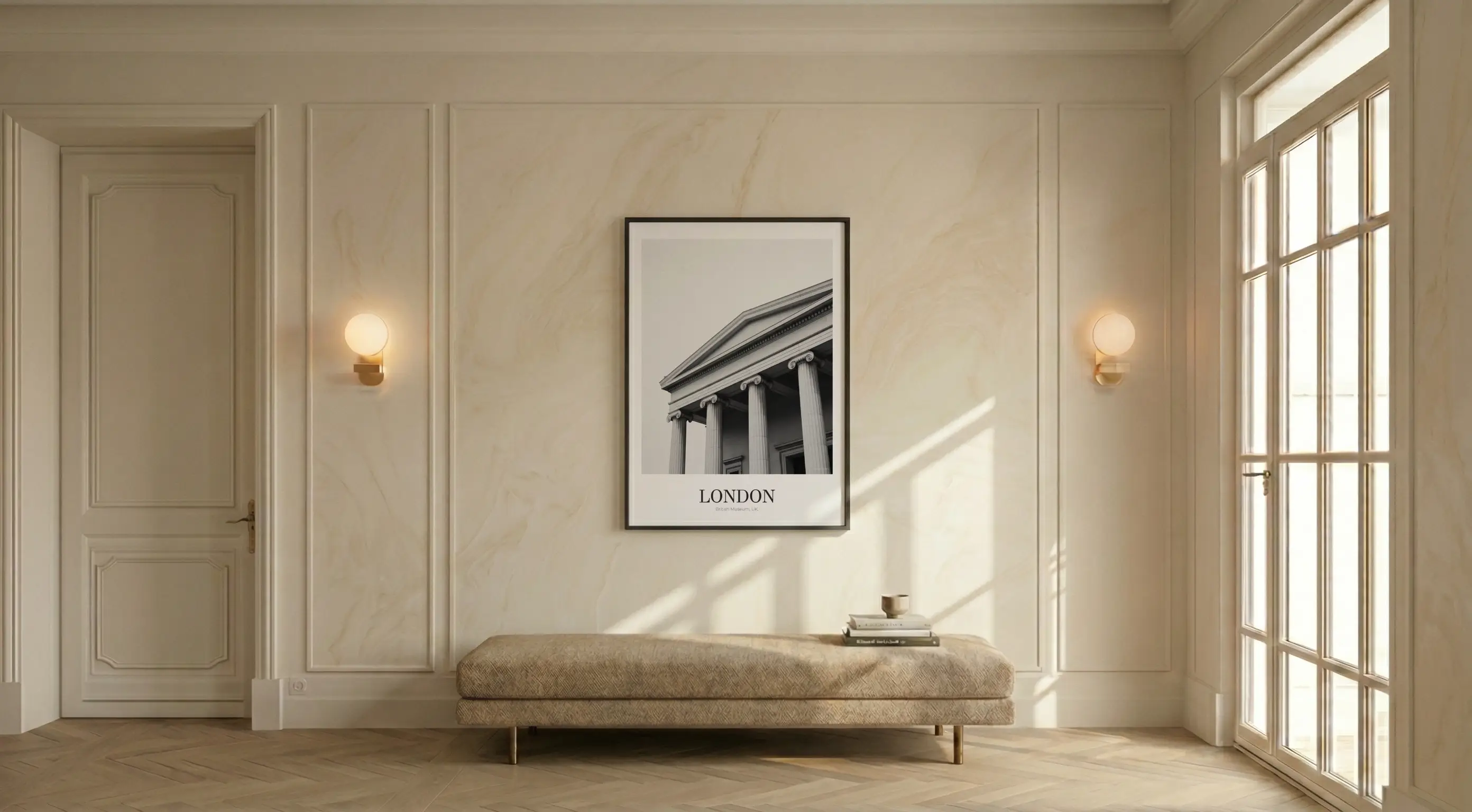 British Museum - Classic Framed Architecture Print