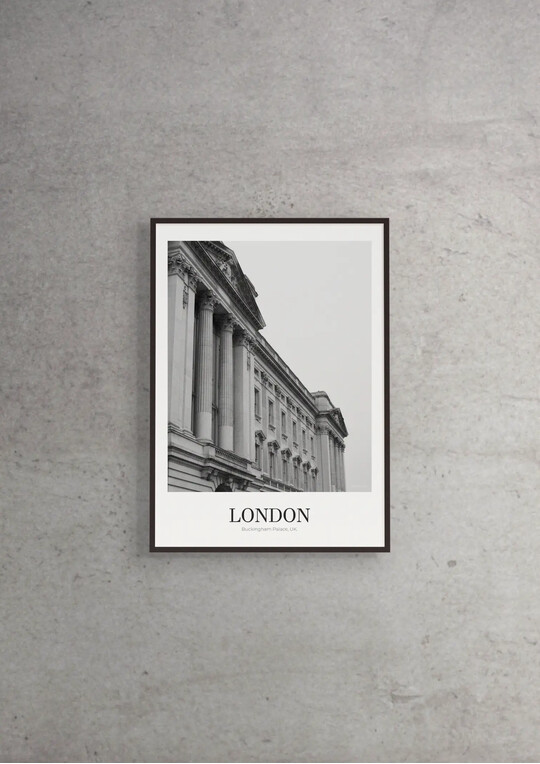 Buckingham Palace - Classic Framed Architecture Print