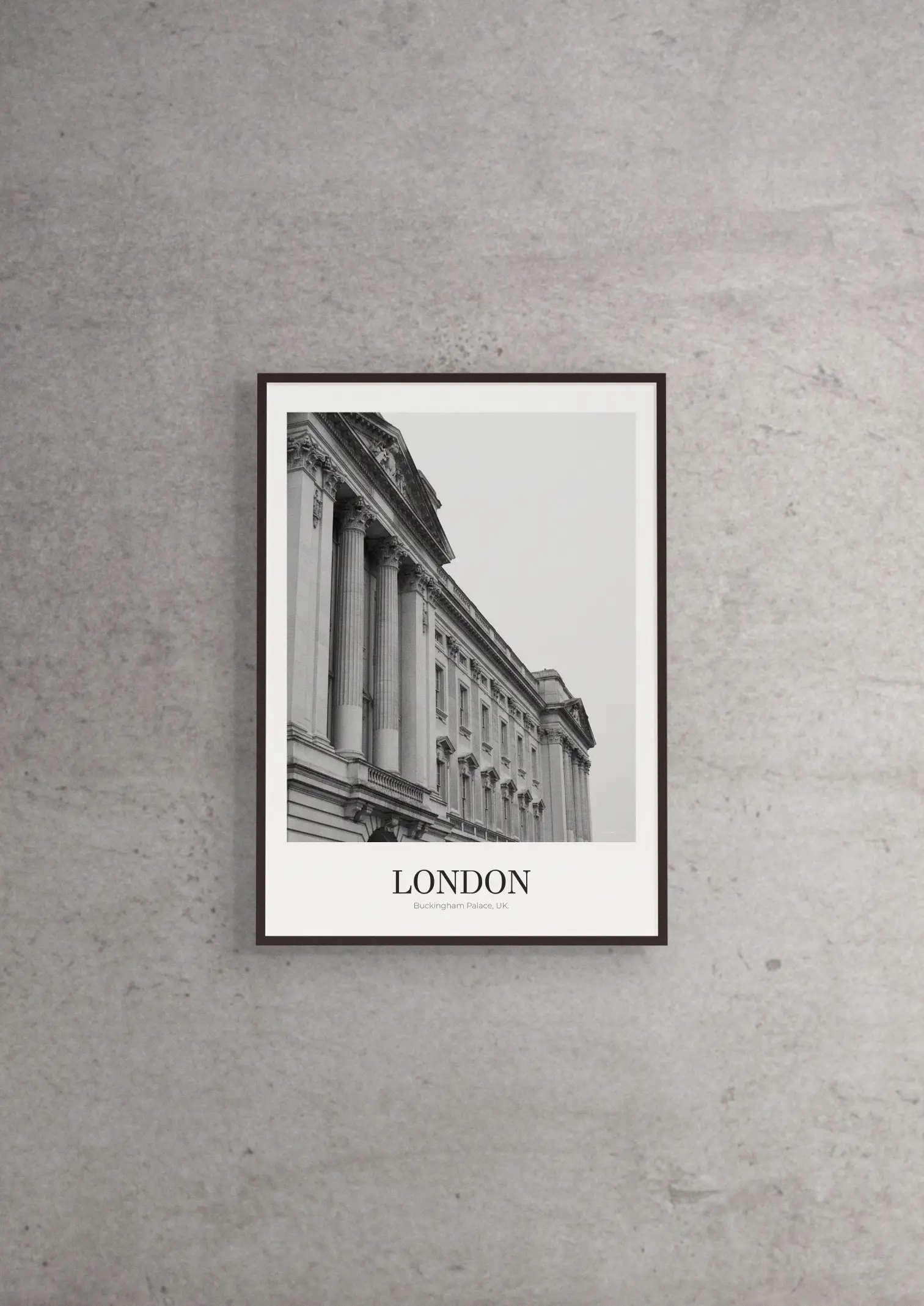 Buckingham Palace - Classic Framed Architecture Print